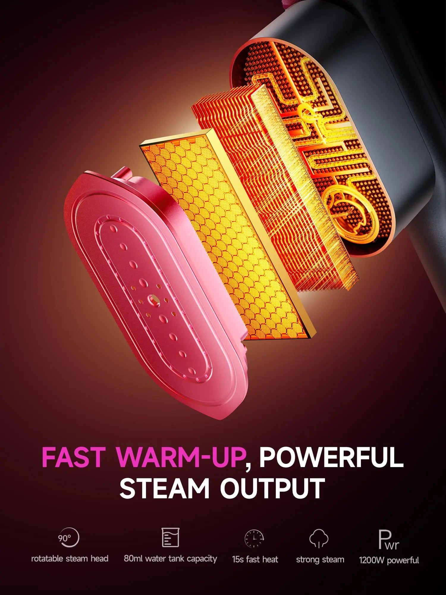 Portable Garment Steamer for Travel